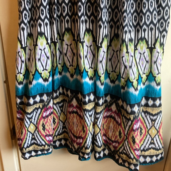 Just My Size A-Line  Skirt, 1X, Multi-Color Boho Design - Picture 7 of 13